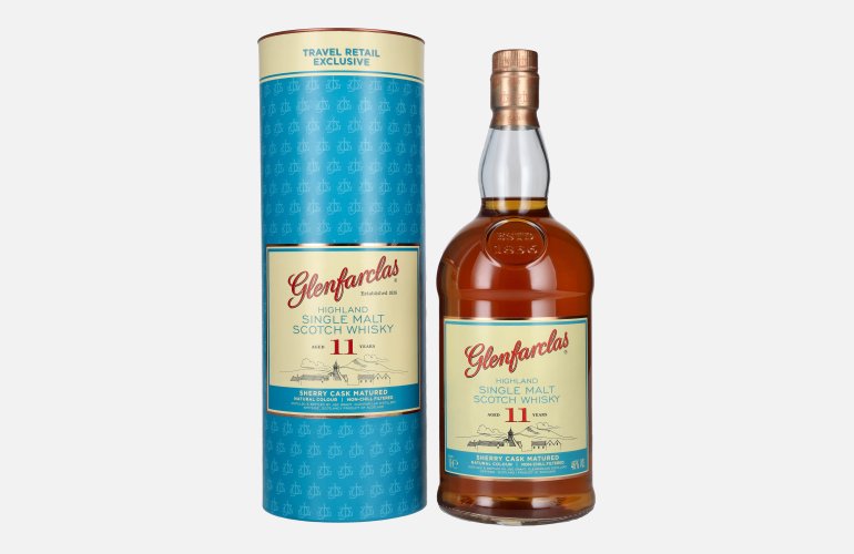 Glenfarclas 11 Years Old Highland Single Malt Scotch Whisky 46% Vol. 1l in Geschenkbox