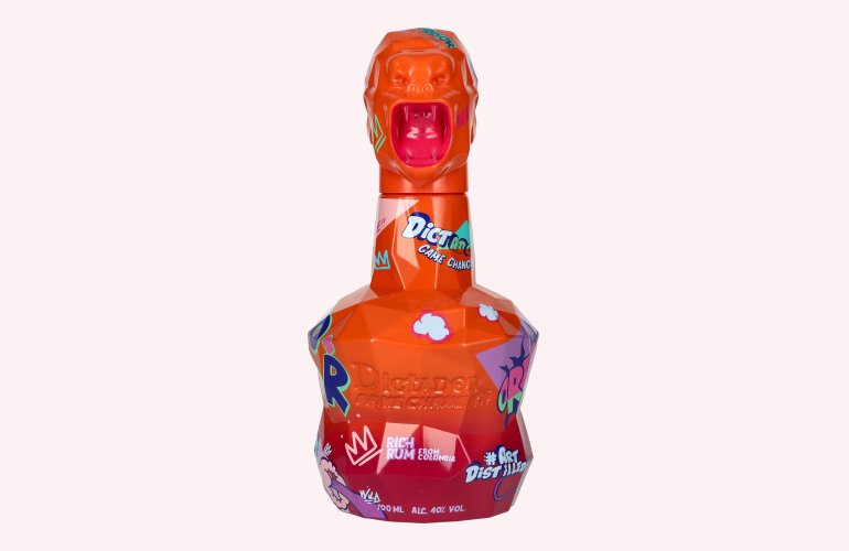 Dictador GAME CHANGER ORANGE & PINK Colombian Rum 40% Vol. 0,7l