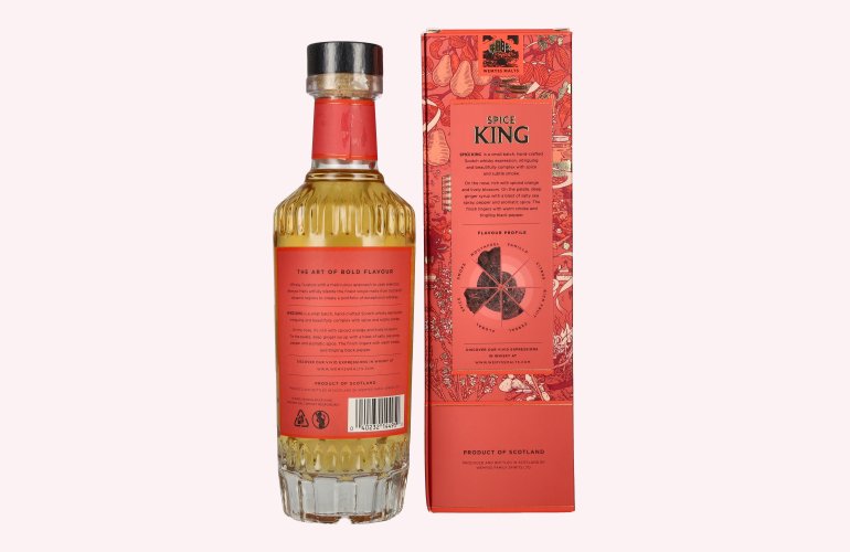 Wemyss Malts SPICE KING Blended Malt Scotch Whisky 46% Vol. 0,7l in Geschenkbox