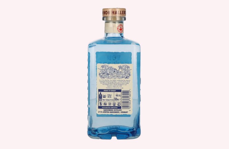 Von Hallers Gin 44% Vol. 0,5l
