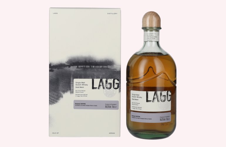 LAGG Small Batch Single Malt Scotch Whisky ex-Palo Cortado Sherry Cask 56,2% Vol. 0,7l en boîte cadeau