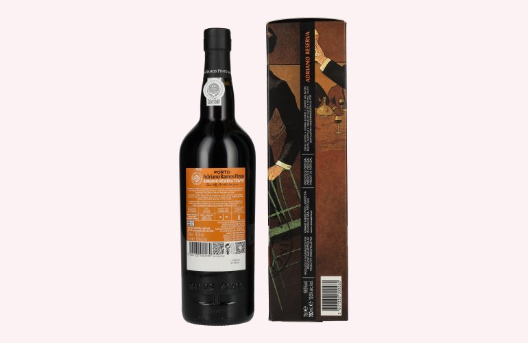 Ramos Pinto Adriano Porto Reserva 19,5% Vol. 0,75l en boîte cadeau