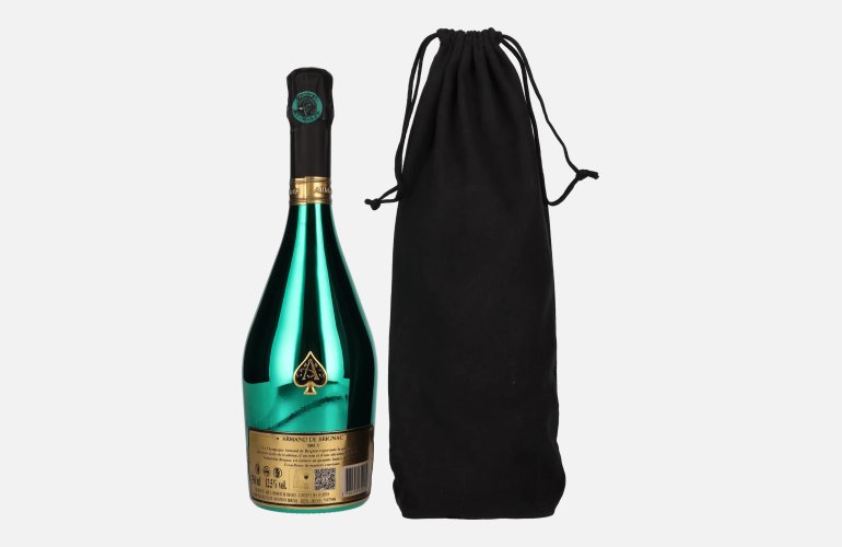 Armand de Brignac Champagne Brut Green Edition 12,5% Vol. 0,75l in Velvet Bag