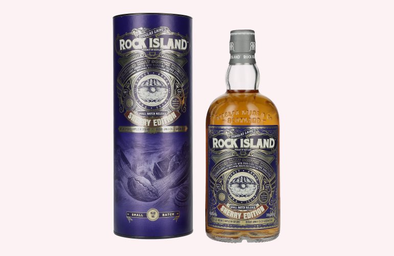 Douglas Laing ROCK ISLAND Sherry Edition Small Batch Blended Malt 46,8% Vol. 0,7l in Giftbox