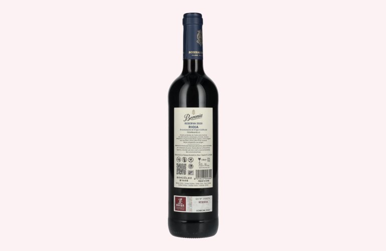 Beronia Reserva Rioja 2020 14% Vol. 0,75l
