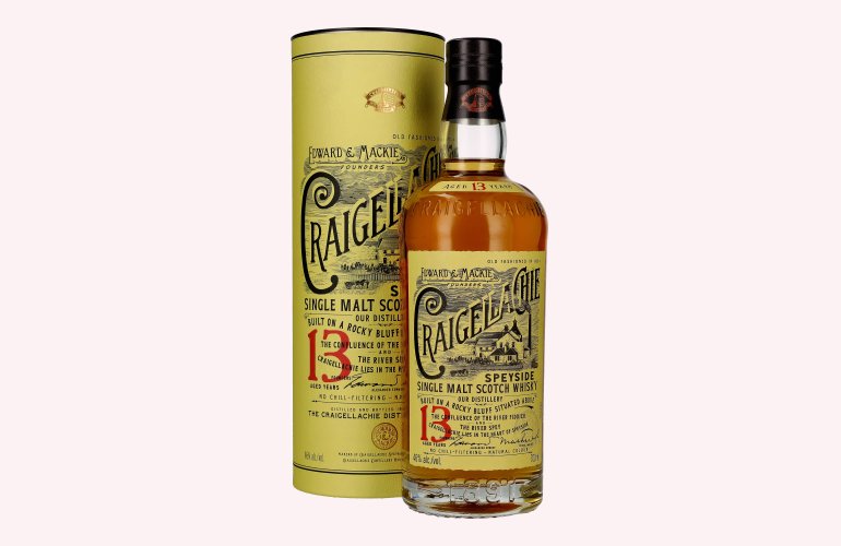 Craigellachie 13 Years Old Speyside Single Malt 46% Vol. 0,7l in geschenkverpakking
