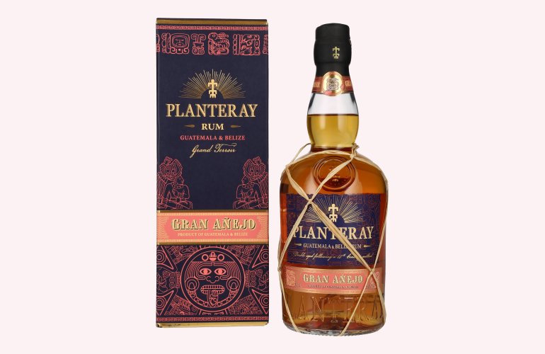 Planteray Rum GUATEMALA & BÉLIZE Gran Añejo 42% Vol. 0,7l in geschenkverpakking