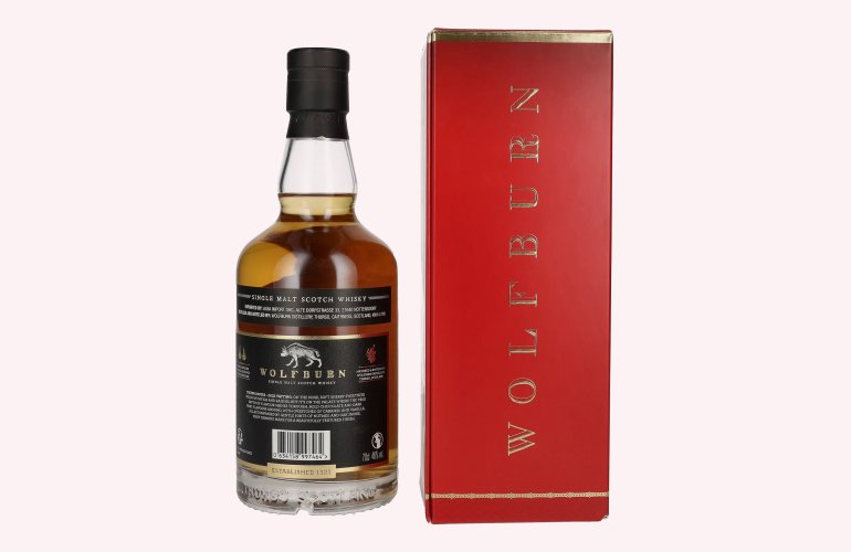 Wolfburn 10 Years Old Single Malt Scotch Whisky 46% Vol. 0,7l en boîte cadeau