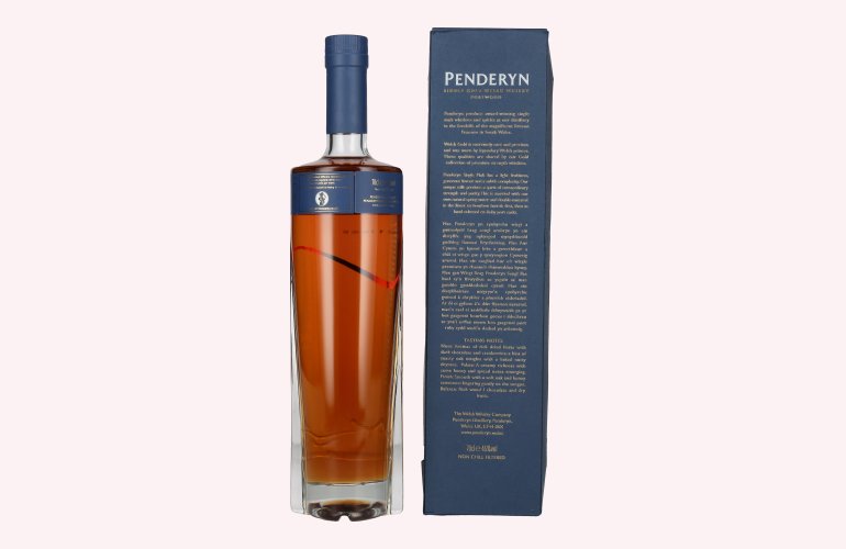 Penderyn PORTWOOD Single Malt Welsh Whiskey 46% Vol. 0,7l en boîte cadeau