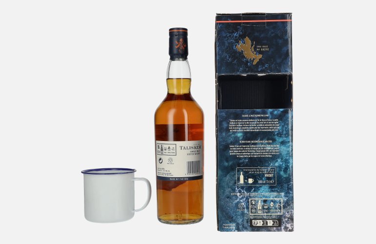 Talisker 10 Years Old Single Malt Scotch Whisky 45,8% Vol. 0,7l in Giftbox with Talisker Mug