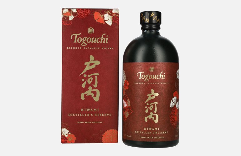 Togouchi KIWAMI Distiller's Reserve Japanese Blended Whisky 40% Vol. 0,7l en boîte cadeau