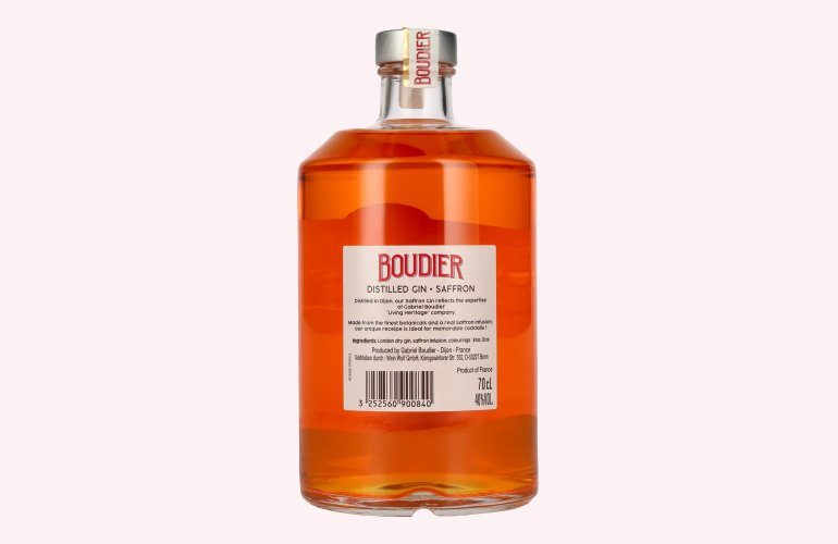 Boudier Saffron Gin 40% Vol. 0,7l