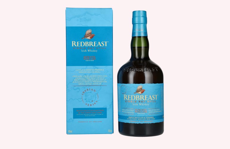 Redbreast IBERIAN SERIES Single Pot Still Irish Whiskey MOSCATEL WINE CASK 46% Vol. 0,7l en boîte cadeau