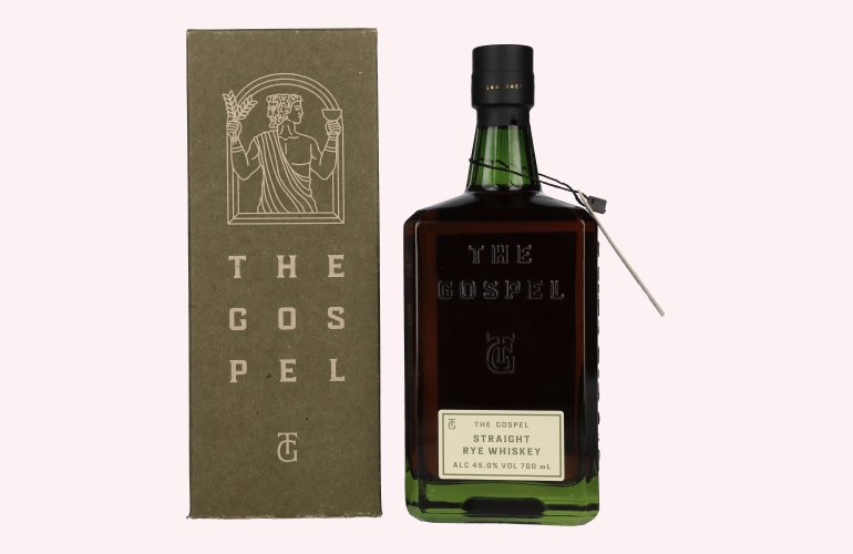 The Gospel Straight Rye Whiskey 45% Vol. 0,7l en boîte cadeau