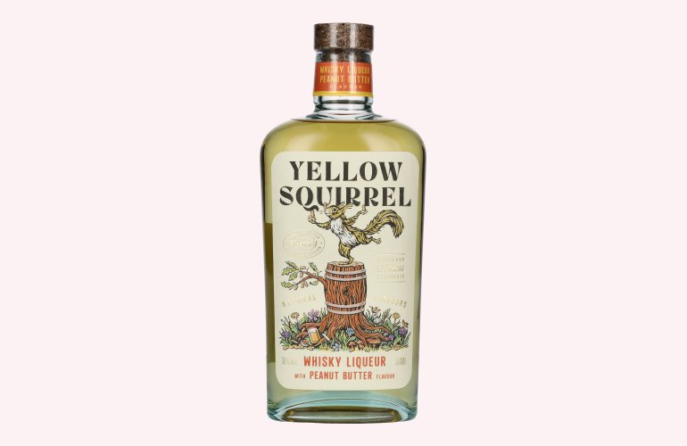 YELLOW SQUIRREL Peanut Butter Whisky Liqueur 30% Vol. 0,5l