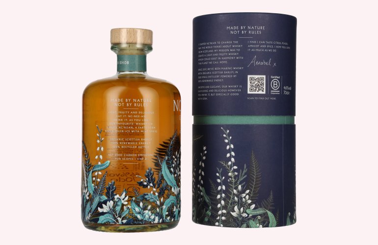 NC'NEAN ORGANIC Single Malt Scotch Whisky Batch BH08 46% Vol. 0,7l in Geschenkbox