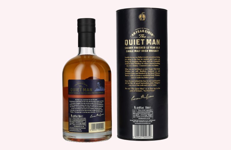 The Quiet Man AN FEAR CIUIN 12 Year Old SHERRY FINISHED 46% Vol. 0,7l in Giftbox
