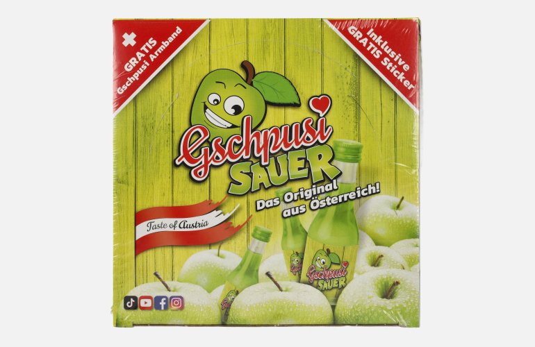 Gschpusi Sauer 16% Vol. 25x0,02l mit Sticker