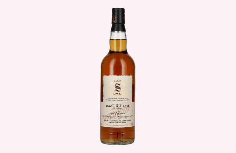 Signatory Vintage 100 Proof Edition CAOL ILA 13 Years Old Single Malt #70 2012 57,1% Vol. 0,7l