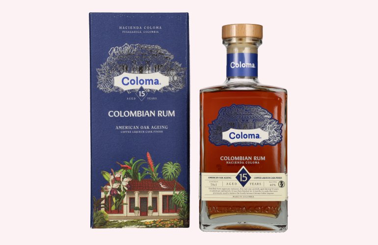 Ron Coloma 15 Years Colombian Rum 40% Vol. 0,7l in Geschenkbox