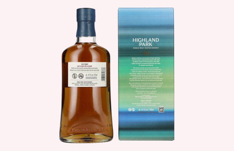 Highland Park 16 Years Old SEA OF ORKNEY Single Malt Scotch Whisky 44,5% Vol. 0,7l in Giftbox