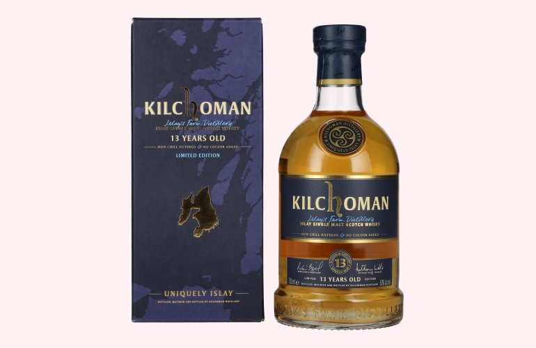 Kilchoman 13 Years Old Islay Single Malt Scotch Whisky Limited Edition 50% Vol. 0,7l in geschenkverpakking