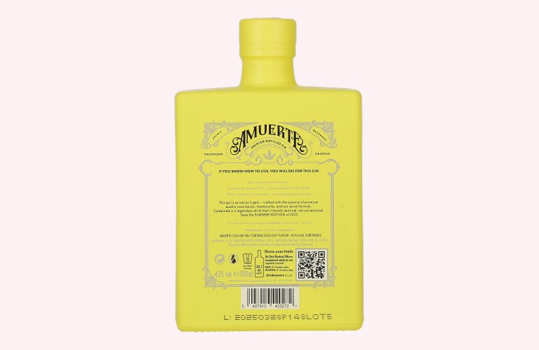 Amuerte COCA GIN - Yellow Edition 43% Vol. 0,7l