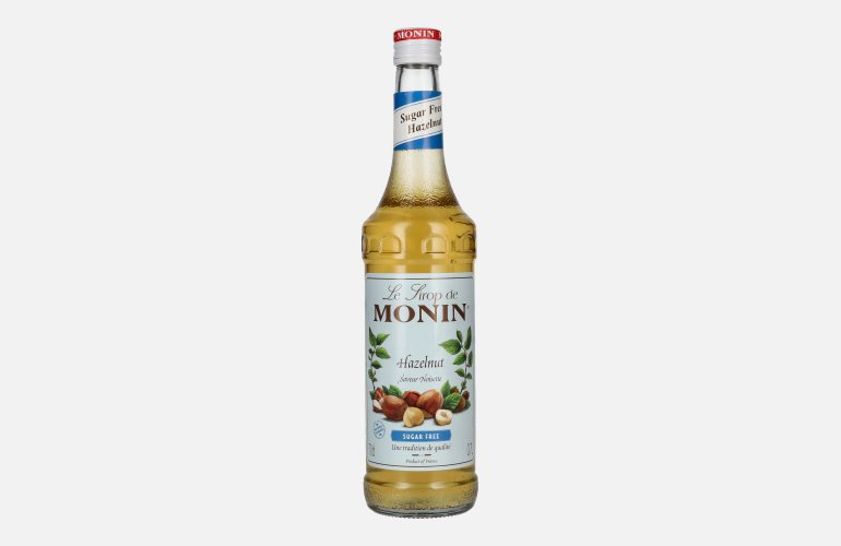 Le Sirop de Monin HASELNUSS ZUCKERFREI 0,7l