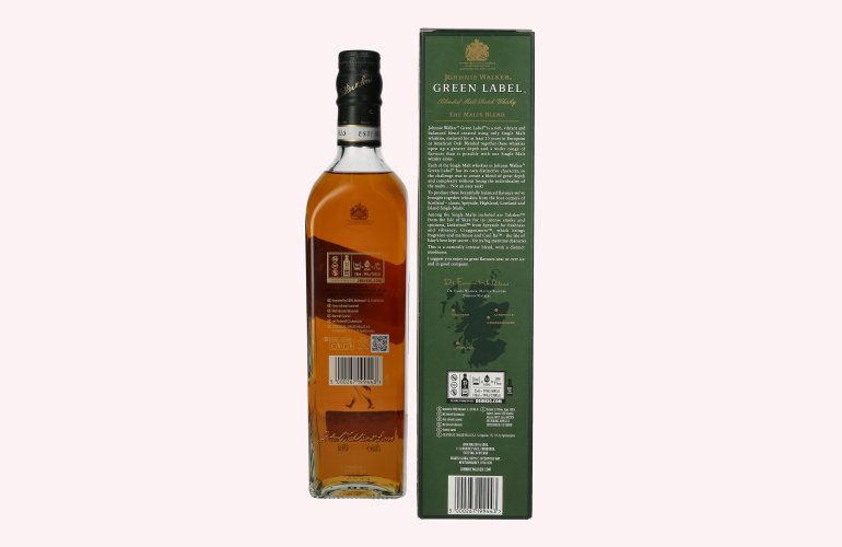 Johnnie Walker Green Label 15 Years Old 43% Vol. 0,7l in Giftbox