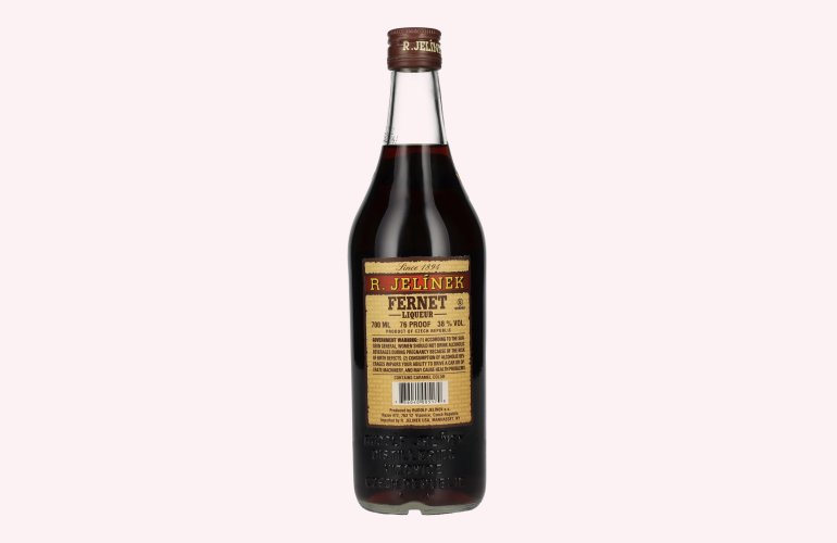 R. Jelínek Fernet Liqueur 38% Vol. 0,7l