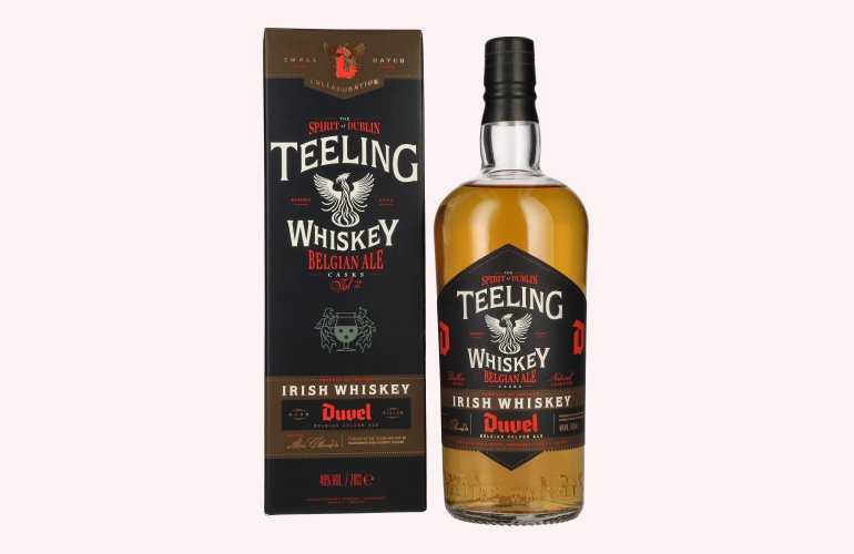 Teeling Small Batch Collaboration DUVEL Belgian Golden Ale Casks Irish Whiskey Vol. 46% Vol. 0,7l in Geschenkbox