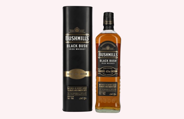 Bushmills BLACK BUSH Irish Whiskey Caviste Edition 43% Vol. 0,7l