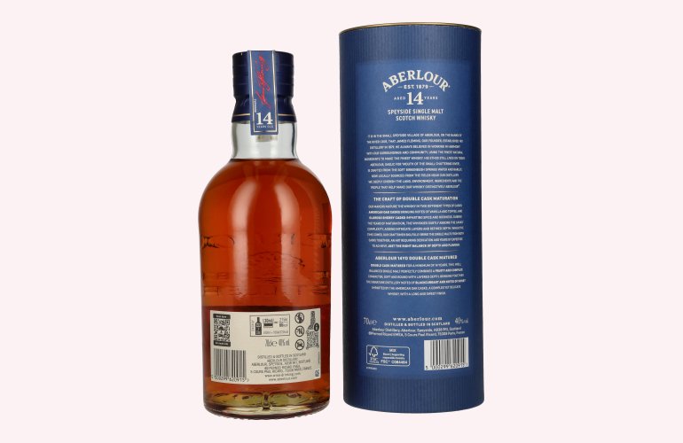 Aberlour 14 Years Old DOUBLE CASK MATURED Batch 012 40% Vol. 0,7l in Giftbox