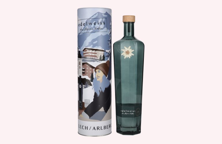 Edelweiss The Alpine Vodka LECH/ARLBERG 40% Vol. 0,7l in Tinbox