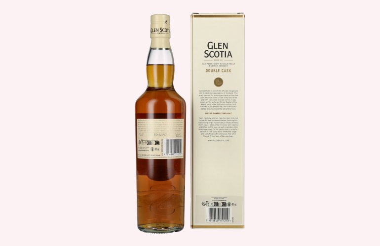 Glen Scotia DOUBLE CASK PX Sherry Casks Single Malt Scotch Whisky 46% Vol. 0,7l en boîte cadeau