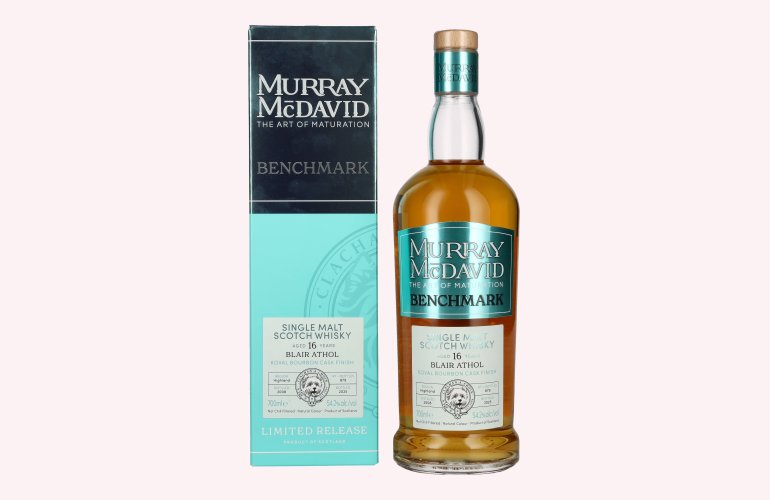 Murray McDavid BENCHMARK 16 Years Old BLAIR ATHOL Koval Bourbon Cask Finish 2008 54,2% Vol. 0,7l in Geschenkbox