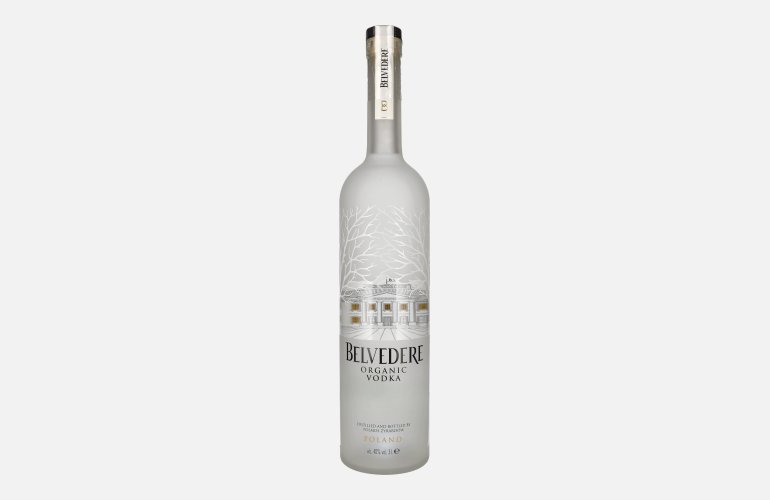 Belvedere Organic Vodka 40% Vol. 3l + LED Lichtsticker