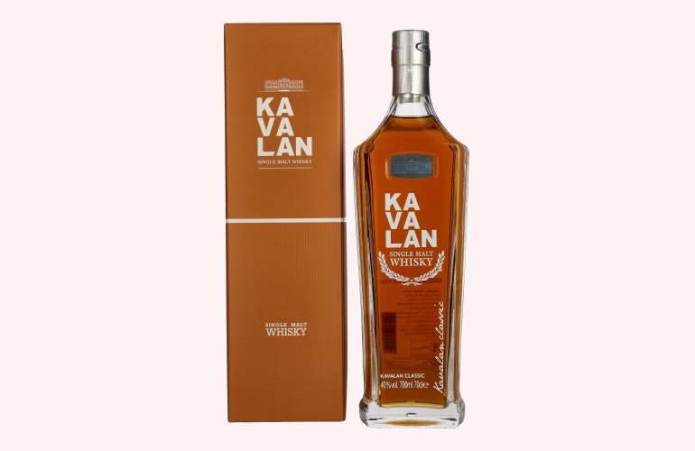 Kavalan Classic Single Malt Whisky 40% Vol. 0,7l in geschenkverpakking
