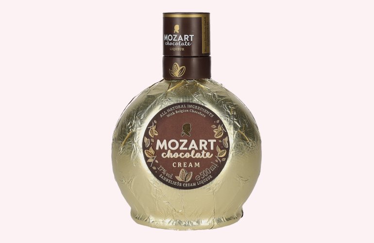 Mozart Chocolate Cream Gold Sahnelikör 17% Vol. 0,5l