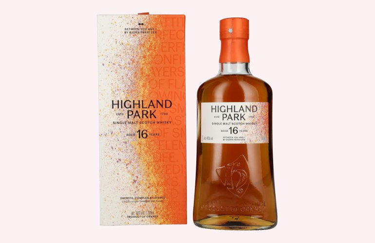 Highland Park 16 Years Old BETWEEN YOU AND I by Björn Frantzen Single Malt Scotch Whisky 48% Vol. 0,7l in Giftbox