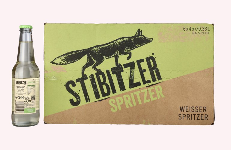 Stibitzer Weisser Spritzer 5,5% Vol. 6x4x0,33l