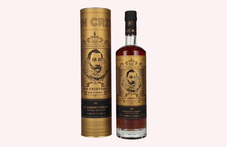 Ron Cristóbal Santa Maria PX Sherry Cask Finish 43% Vol. 0,7l en boîte cadeau