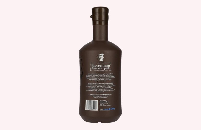 Baerenman London Dry Gin 44% Vol. 0,7l