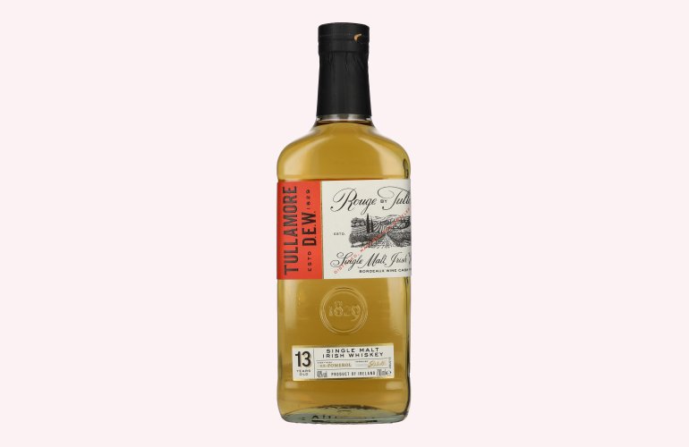 Tullamore D.E.W. ROUGE 13 Years Old Single Malt Irish Whiskey 40% Vol. 0,7l