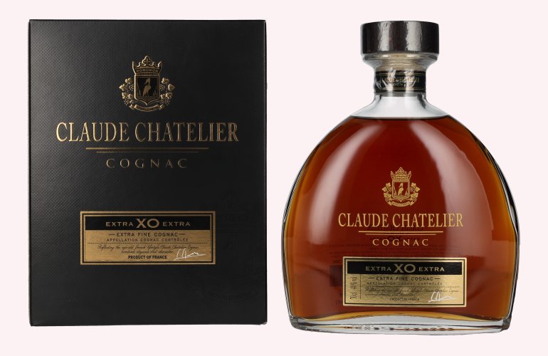 Claude Chatelier Extra XO Extra Fine Cognac 40% Vol. 0,7l en boîte cadeau