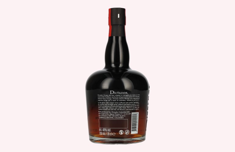 Dictador 12 Years Old ICON RESERVE Colombian Rum 40% Vol. 0,7l
