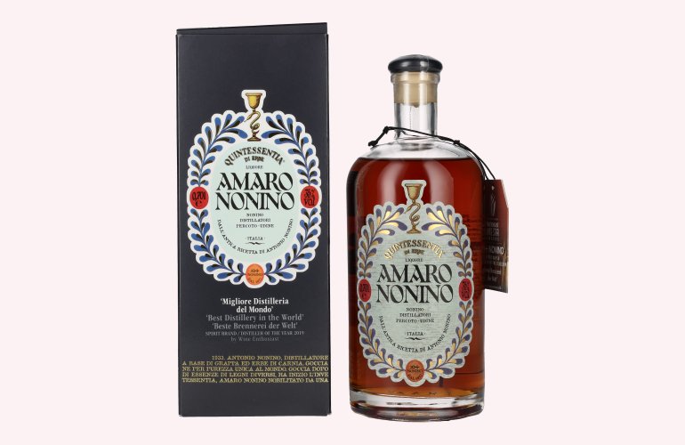 Amaro Nonino Quintessentia Di Erbe Liquore 35% Vol. 0,7l in Geschenkbox