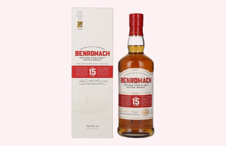 Benromach 15 Years Old Speyside Single Malt 43% Vol. 0,7l in Giftbox