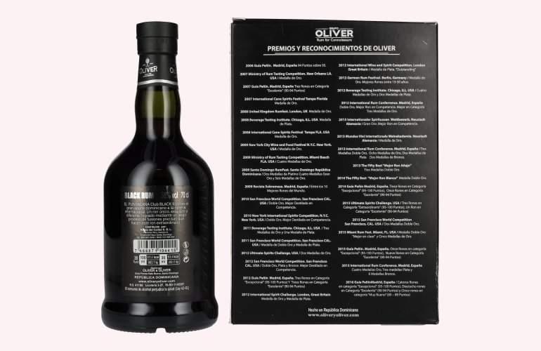 Puntacana Club BLACK RUM 38% Vol. 0,7l in Giftbox