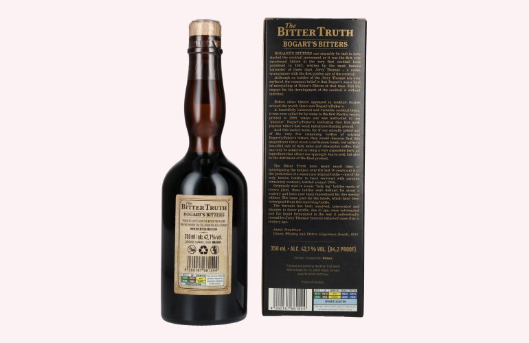The Bitter Truth Bogart's Bitters 42,1% Vol. 0,35l en boîte cadeau